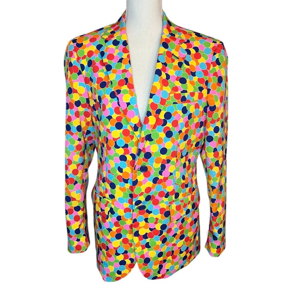 Oppo suits confettironi blazer suit whimsical cocktail party New Year’s Eve - Picture 2 of 9
